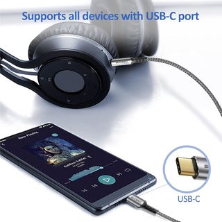 Cable USB C a Jack 3.5 mm Tipo C a Jack 3.5mm Macho Adaptador