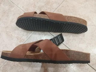 Sandalias ONLY piel marrón talla 38
