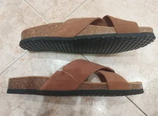 Sandalias ONLY piel marrón talla 38