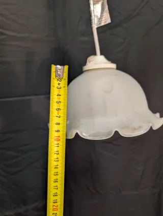 Lámpara de Techo Vintage - Tulipa de Cristal Opali