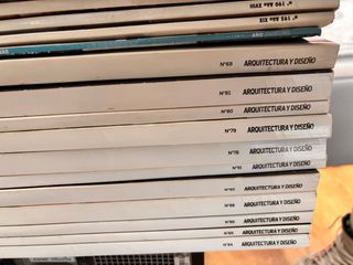 Revistas de arquitectura y diseño, y casa viva.