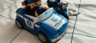 Coche y Moto Policía PinyPon Action
