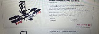 Portabicicletas Lafuente Transbike 2