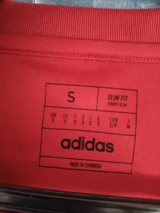 Camiseta deportiva Adidas Talla S