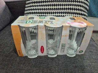 Set 6 Vasos Tubo Paşabahçe