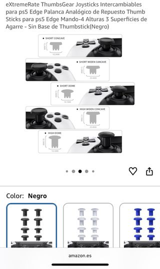 eXtremeRate  Joysticks Intercambiables ps5 botones