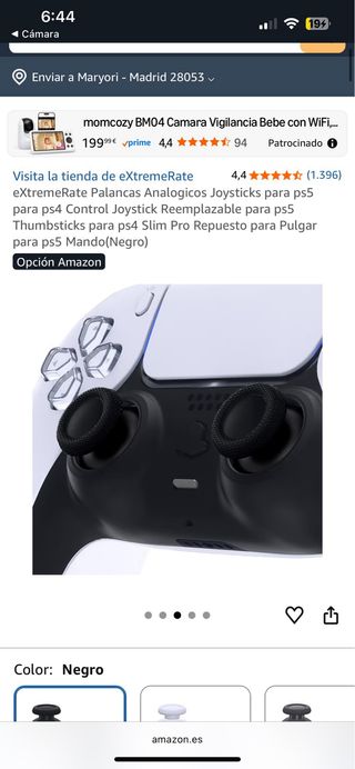 eXtremeRate  Joysticks Intercambiables ps5 botones