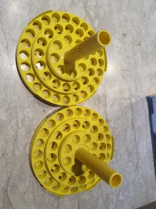 Doppio porta accendini Clipper giallo