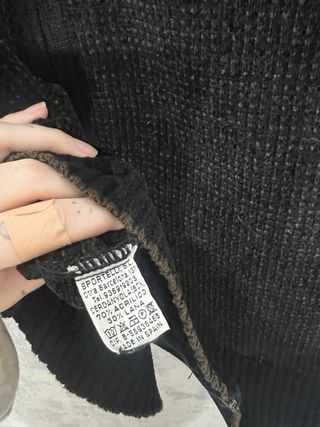 Cárdigan con cremallera