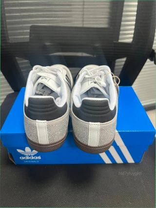 Adidas Samba Glitter Plata Negras Talla 38