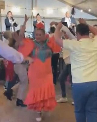 Traje flamenca de licra