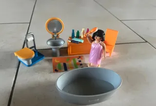Lote Playmobil Baño con Accesorios