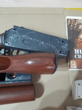LOTE WII. Juego Wii Hunting Challenge y Accesorios