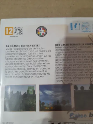 LOTE WII. Juego Wii Hunting Challenge y Accesorios