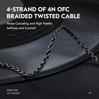 KZ ZS10 Pro IEM Cable 1.2 m, CCZ C01 4N OFC mejorado para ZSN PRO X