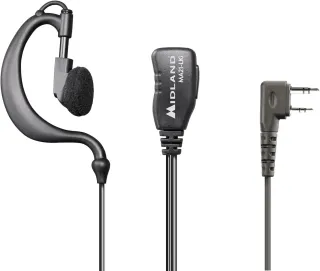 Midland- Micrófono MA21-LKi con Auricular para Walkie Talkie
