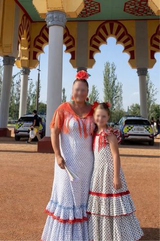 Traje Flamenca Artesanal Talla Única