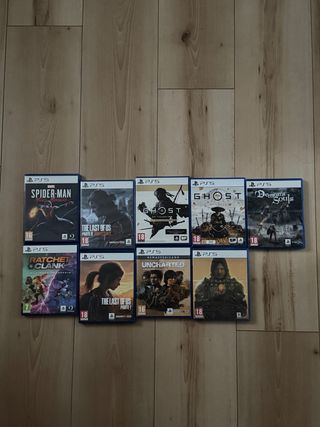 Lote 9 Juegos PS5