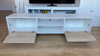 Mueble TV Casika Blanco y Madera