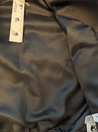 Chaqueta Bomber Off-White Negra