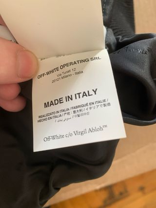 Chaqueta Bomber Off-White Negra