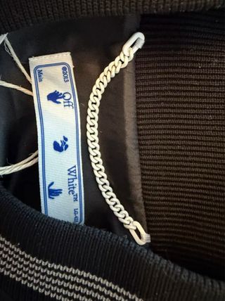 Chaqueta Bomber Off-White Negra