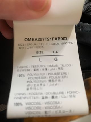 Chaqueta Bomber Off-White Negra