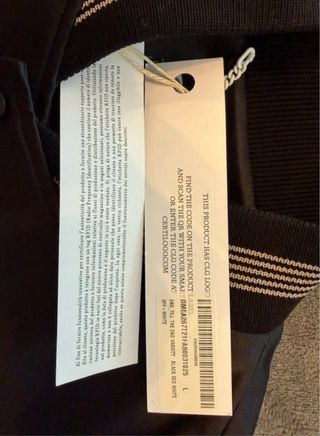 Chaqueta Bomber Off-White Negra