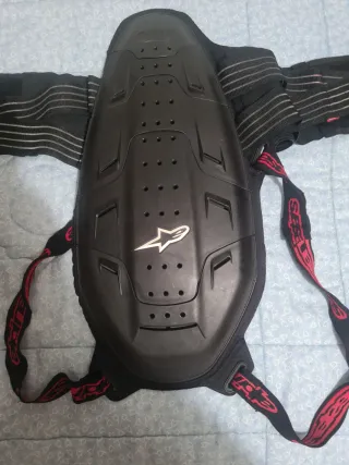 Espaldera Alpinestars Negra y Roja
