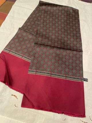 Sciarpa uomo in seta fantasia