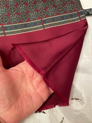 Sciarpa uomo in seta fantasia