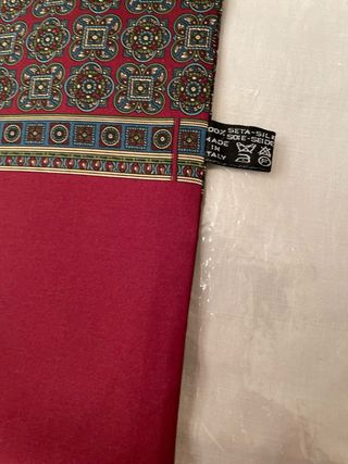 Sciarpa uomo in seta fantasia