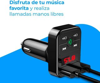 NK Transmisor FM Bluetooth V5.0 para Coche Y Camión 12/24V