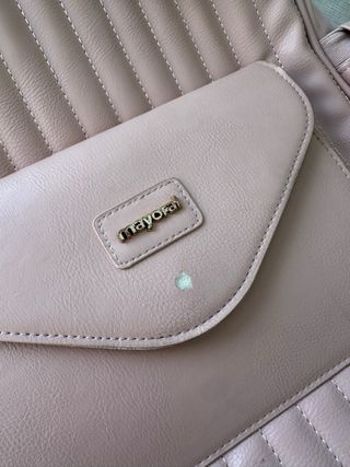 Mochila Mayoral rosa bebé con cambiador