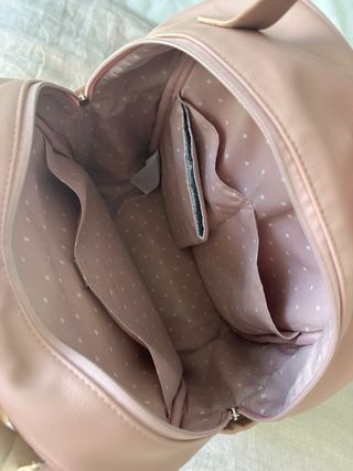 Mochila Mayoral rosa bebé con cambiador