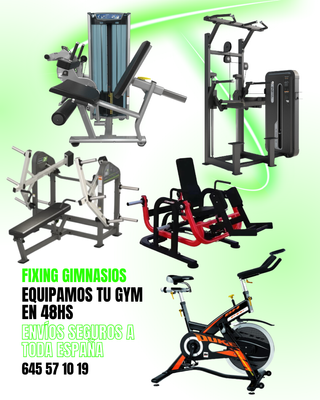 Máquinas de Gimnasio - Equipamos tu Gym