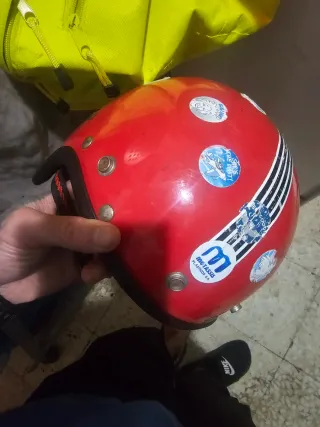 Casco Moto Motassis Rojo