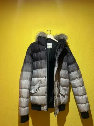 Abrigo SikSilk Negro y Gris