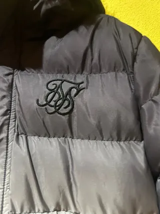 Abrigo SikSilk Negro y Gris