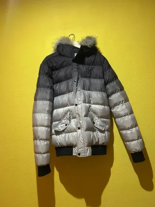 Abrigo SikSilk Negro y Gris