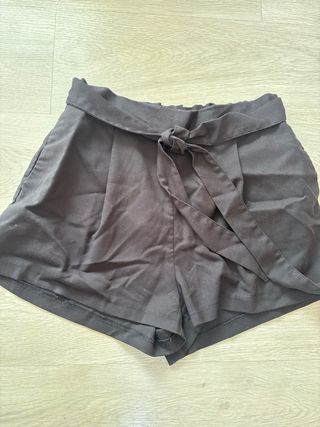 Shorts negros mujer invierno