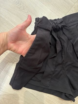 Shorts negros mujer invierno