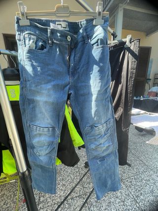 Completo moto donna nero/giallo fluo