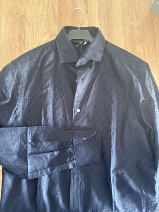 Camisa Emporio Armani Azul Talla M