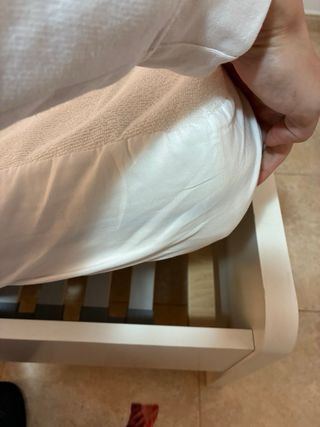 Cama IKEA Blanca + colchón 90x190