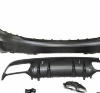 Paragolpes Trasero Mercedes W204 07-13 2-4P Look W