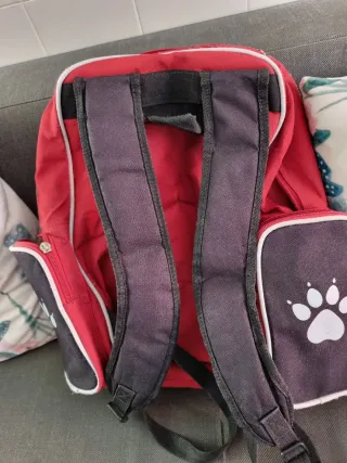 Mochila Vintage Kelme Roja y Negra