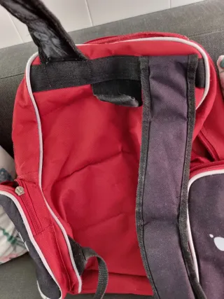 Mochila Vintage Kelme Roja y Negra