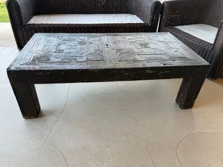 Conjunto salón exterior mimbre