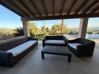 Conjunto salón exterior mimbre